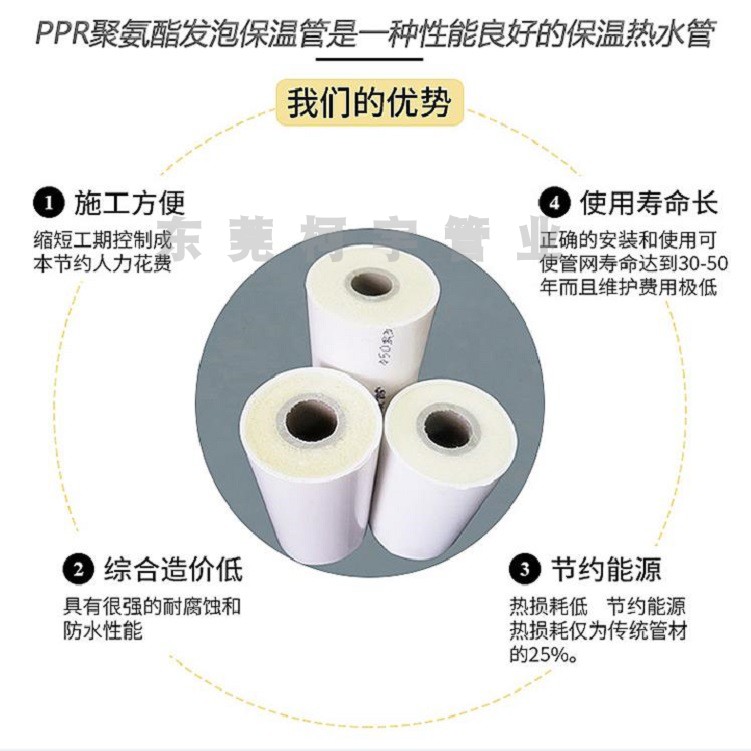 復合保溫熱水管冷水管ppr